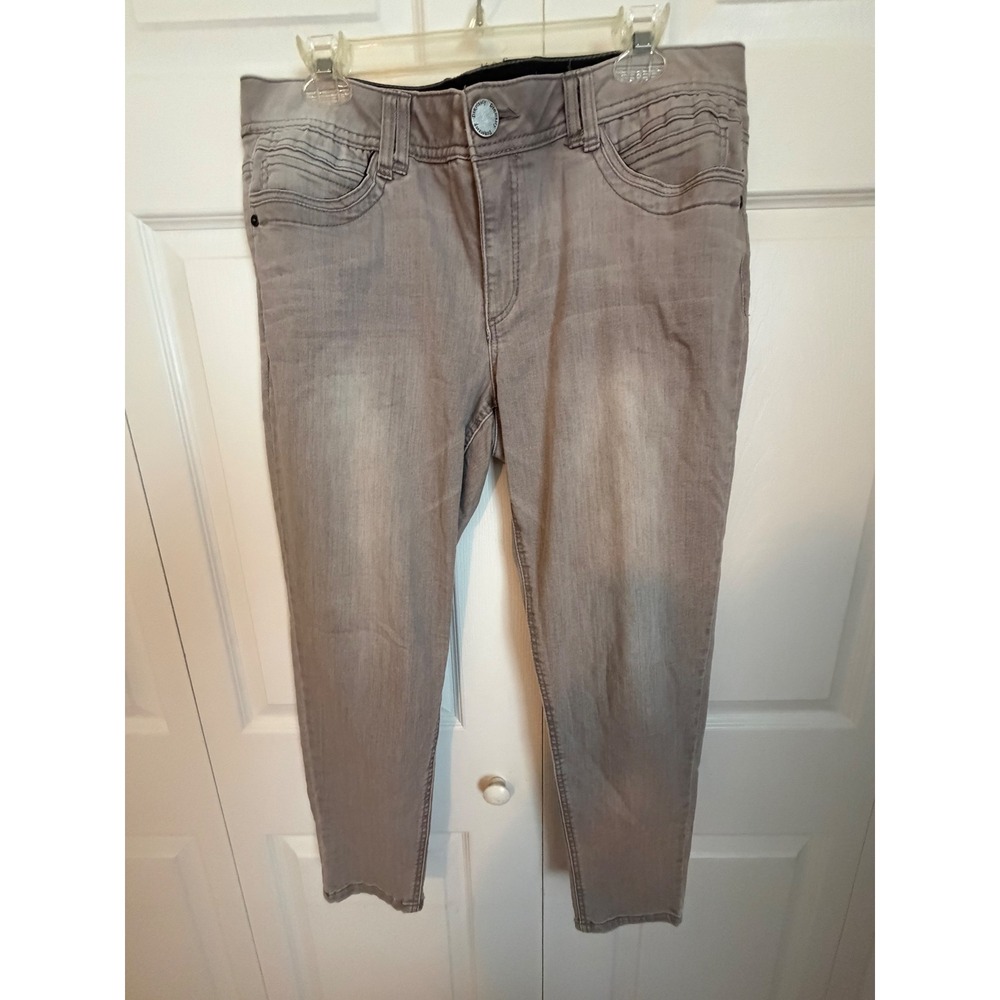 Democracy Absolution Skinny Jeans Grey Denim Pants Womens Size 12